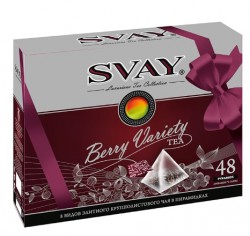Чай Svay Berry Variety 8 видов Пирамидки для чайников (48 шт.)