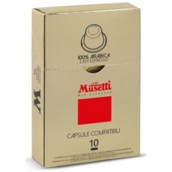 Кофе в капсулах Musetti Arabica 100% (упаковка 100 капсул по 5 гр)