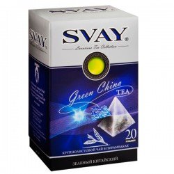Чай зеленый Svay Green China / Пакетики для чашек (20 шт.)